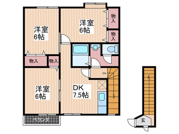 フォーリッジ　Ａの物件間取画像